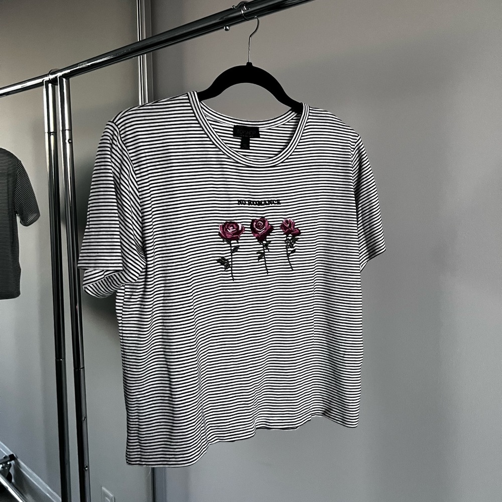 Embroidered TopShop Europe T-shirt